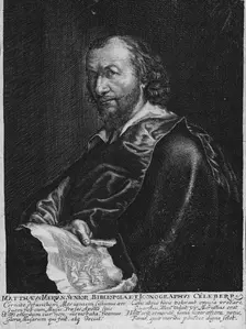 Matthäus Merian the Elder (1593-1650). From Memoria Merianaea, 1650. Creator: Merian, Matthäus, the Elder (1593-1650)