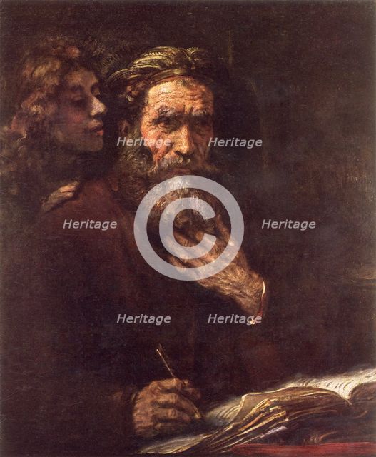 'Matthew the Evangelist', 1661, (1967).  Creator: Rembrandt Harmensz van Rijn.