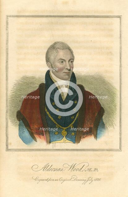 Matthew Wood,  1820. Artist: Anon