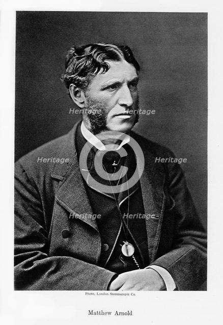 Matthew Arnold, English poet and cultural critic, c1880s.Artist: London Stereoscopic & Photographic Co