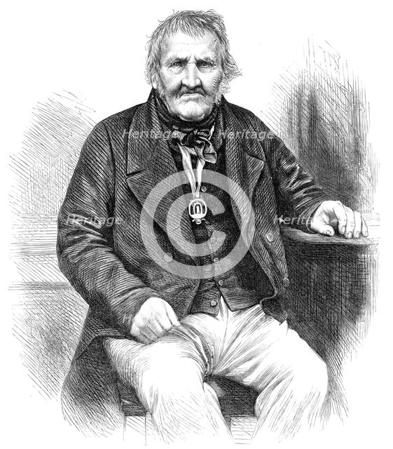 Matthew Greathead, of Richmond, Yorkshire, a hundred years old, 1870. Creator: Unknown.