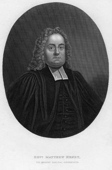 Matthew Henry (1662-1714), English biblical commentator and clergyman, 19th century.Artist: Samuel Freeman