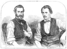 Matthew Montgomery and Louis Shelvin, the steward and cook of the Emily St. Pierre, 1862. Creator: Unknown