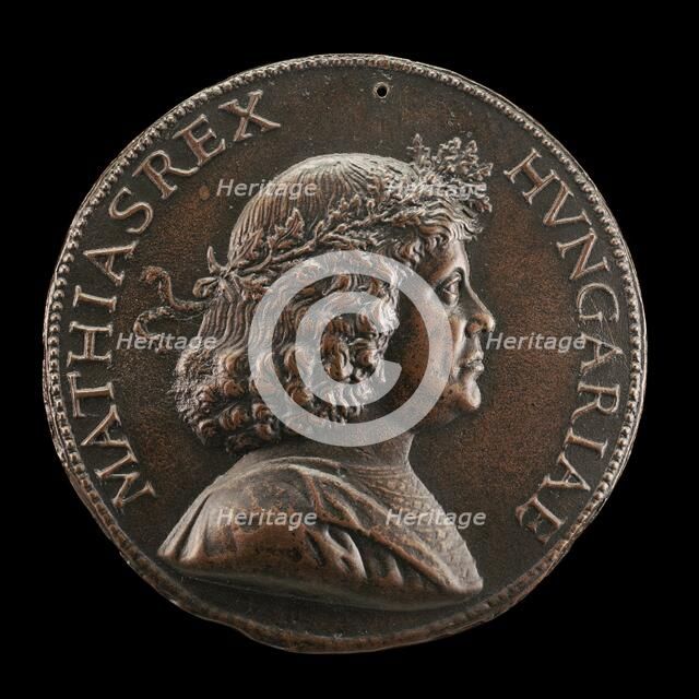 Matthias Corvinus, 1443-1490. King of Hungary 1458, late 15th - early 16th century. Creator: Unknown.