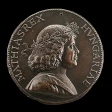 Matthias Corvinus, 1443-1490. King of Hungary 1458, late 15th - early 16th century. Creator: Unknown