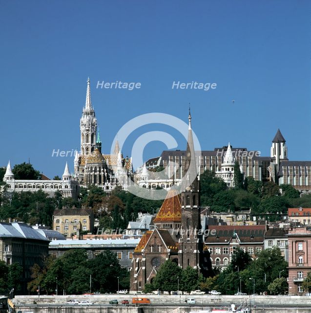 Matthias Church, Hilton Hotel, Budapest, Hungary. Creator: Peter Thompson.