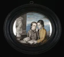 Matthias and Thomas Bordley, 1767. Creator: Charles Willson Peale