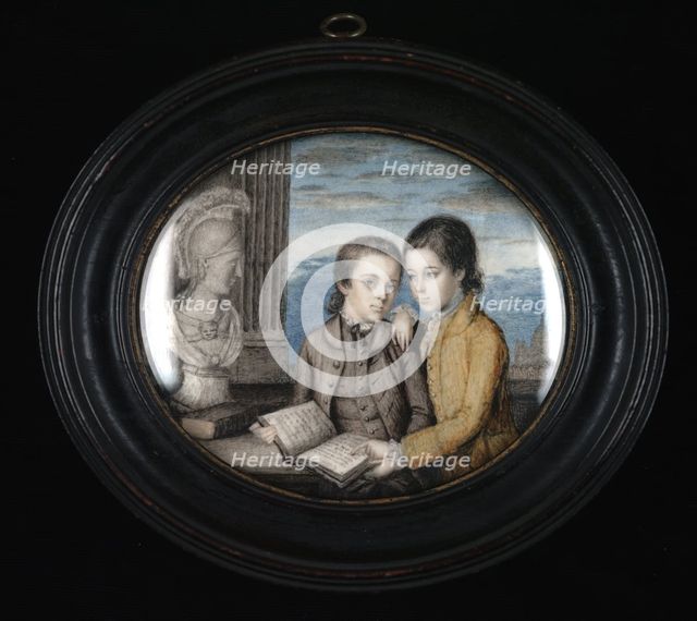 Matthias and Thomas Bordley, 1767. Creator: Charles Willson Peale.