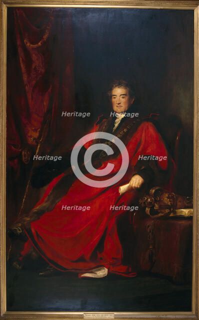 Matthias Prime Lucas, Lord Mayor 1827 and President of St. Batholomew's Hospital. Artist: David Wilkie