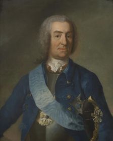 Mattias Alexander von Ungern-Sternberg, 1689-1763, baron, mid-late 18th century. Creator: Johan Henrik Scheffel
