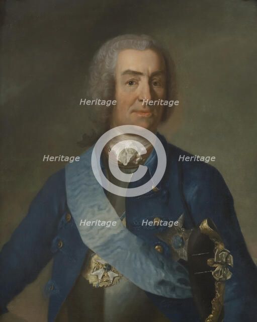 Mattias Alexander von Ungern-Sternberg, 1689-1763, baron, mid-late 18th century. Creator: Johan Henrik Scheffel.