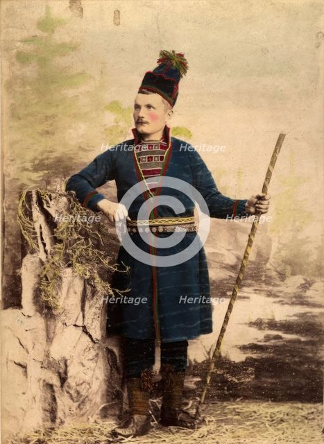 Mattias Årén, Frostviken Lapland, 1890-1900.  Creator: Helene Edlund.