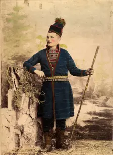 Mattias Årén, Frostviken Lapland, 1890-1900. Creator: Helene Edlund