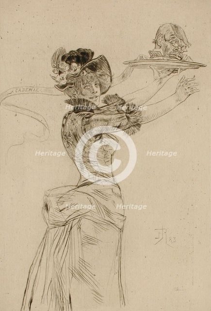 Maturité, 1887. Creator: Félicien Rops.