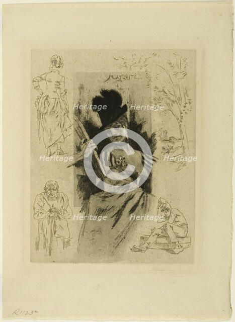 Maturity, 1887. Creator: Félicien Rops.