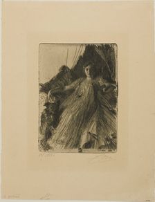 Maud Cassel (Mrs. Ashley), 1898. Creator: Anders Leonard Zorn