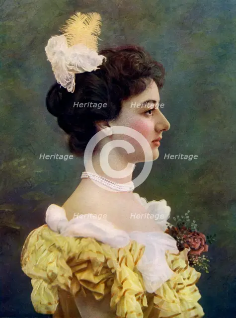 Maud Hoffman, actress, 1899-1900.Artist: W&D Downey