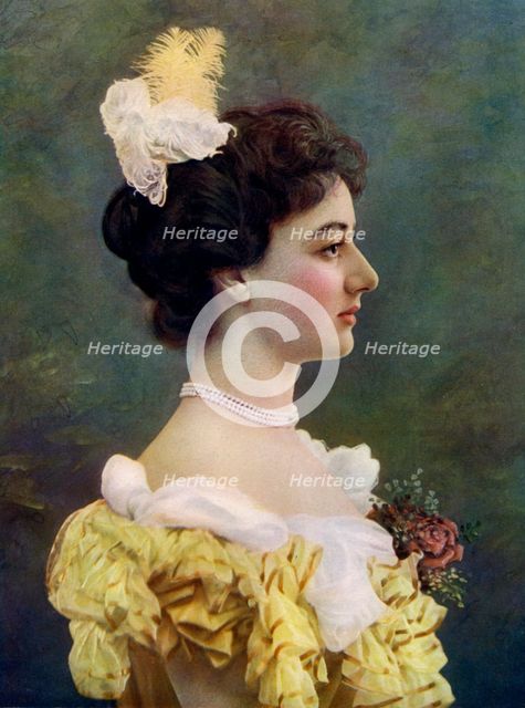 Maud Hoffman, actress, 1899-1900.Artist: W&D Downey