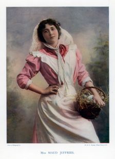 Maud Jeffries, American actress, 1901.Artist: W&D Downey