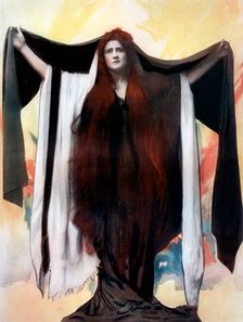 Maud Jeffries in Herod, c1902.Artist: Langfier Photo