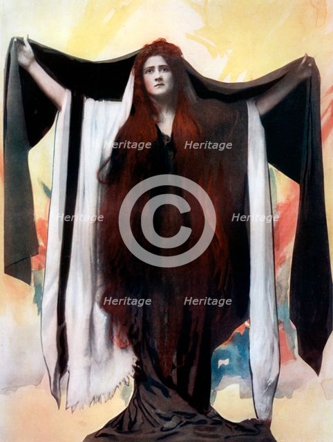 Maud Jeffries in Herod, c1902.Artist: Langfier Photo