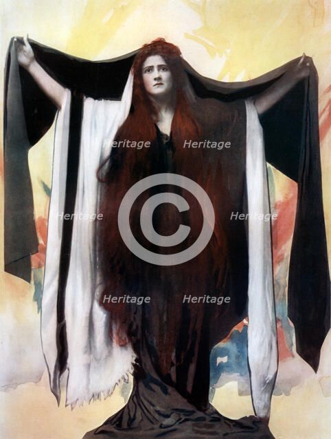 Maud Jeffries in Herod, c1902.Artist: Langfier Photo