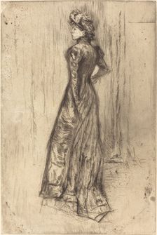 Maud, Standing, c. 1873. Creator: James Abbott McNeill Whistler
