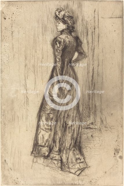 Maud, Standing, c. 1873. Creator: James Abbott McNeill Whistler.