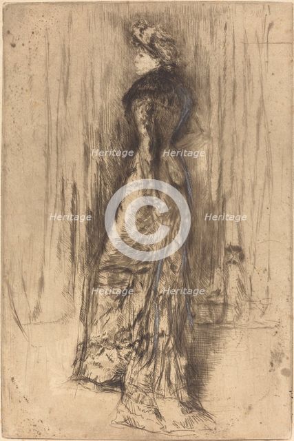 Maud, Standing, c. 1873. Creator: James Abbott McNeill Whistler.