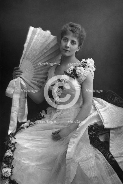 Maude Millett, actress, 1890.Artist: W&D Downey