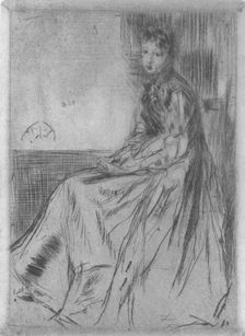 Maude, Seated 1873, (1904). Artist: James Abbott McNeill Whistler