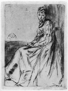 Maude, Seated 19th century (1904).Artist: James Abbott McNeill Whistler