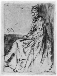 Maude, Seated 19th century (1904).Artist: James Abbott McNeill Whistler