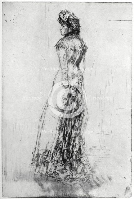 'Maude, Standing', 1873 (1904).Artist: James Abbott McNeill Whistler