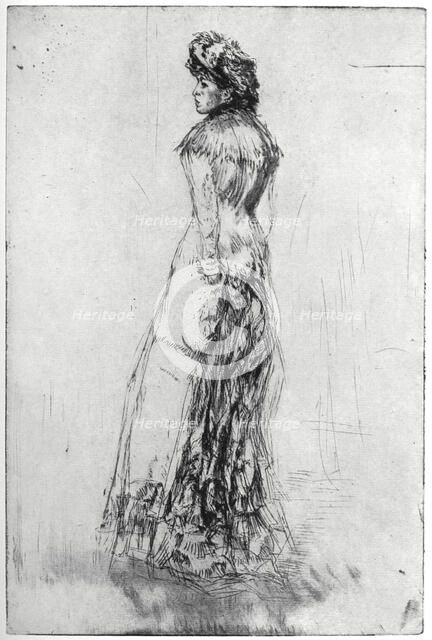 'Maude, Standing', 1873 (1904).Artist: James Abbott McNeill Whistler