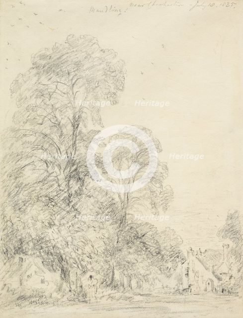 Maudlin, Near Chichester, 18 July 1835. Creator: John Constable.