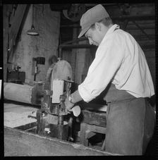 Maud's Clog Soles Works, Burnley Road, Mytholmroyd, Calderdale, West Yorkshire, 1966-1974. Creator: Eileen Deste