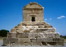 Mausoleum of Cyrus the Great, Achaemenid king of Persia, Pasargadae, Iran, Achaemenid Empire, 1994. Creator: LTL