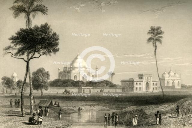 'Mausoleum of Sufter Jung, Delhi', 1835. Creator: William Daniell.