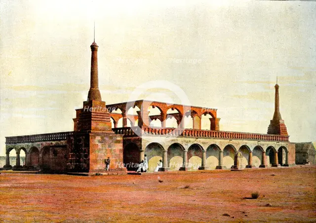 Mausoleum of the ex-first minister and his family, Madagascar, late 19th century. Artist: Gillot