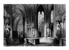 Mausoleum of the Orleans family, Chapel of Dreux, France, 1875. Artist: Henry Adlard