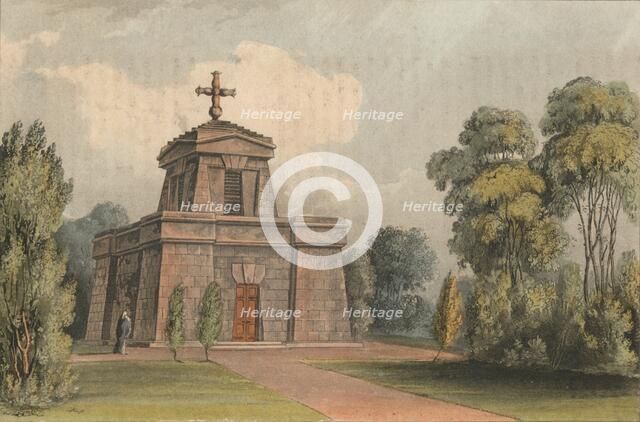 'Mausoleum at Trentham', 1824. Creator: John Gendall.
