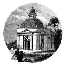 Mausoleum in Memory of Assheton Smith, Esq., at Tedworth, Wilts, 1858. Creator: Harvey Orrin Smith