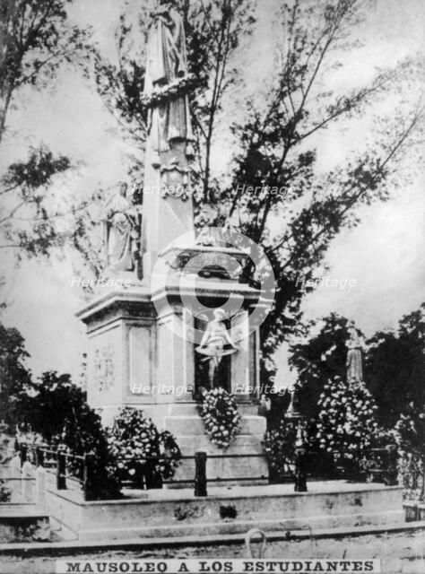 Mausoleum to the Executed Medical Students, (1890), 1902s. Artist: Unknown