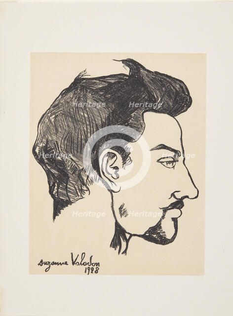 Maurice Utrillo, 1928. Creator: Valadon, Suzanne (1865-1938).