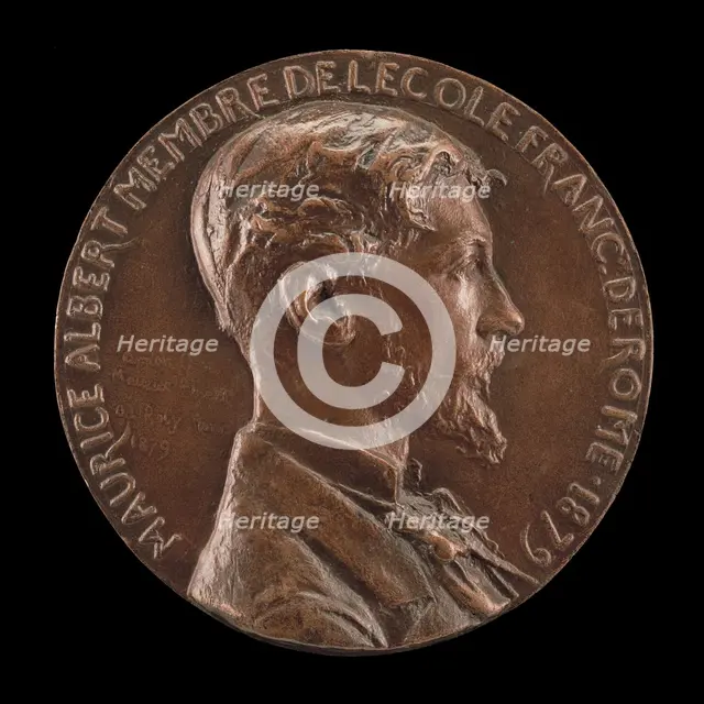 Maurice Albert, 1854-1907, 1879. Creator: Louis Oscar Roty.