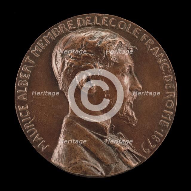 Maurice Albert, 1854-1907, 1879. Creator: Louis Oscar Roty.