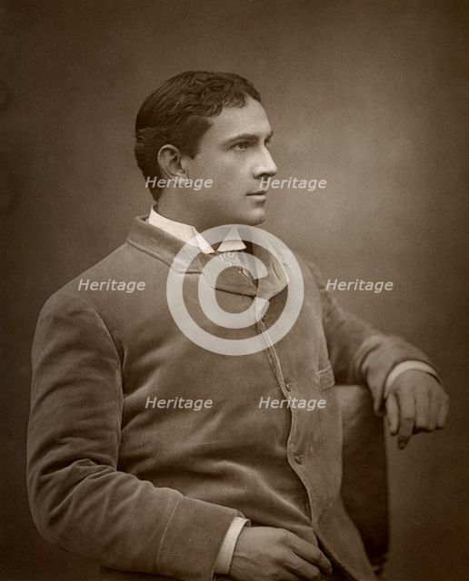 Maurice Barrymore, British actor, 1886. Artist: Barraud