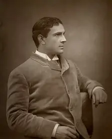 Maurice Barrymore, British actor, 1886. Artist: Barraud