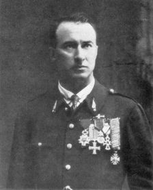 Maurice Boyau, leading French fighter ace of the First World War, 1914-1918